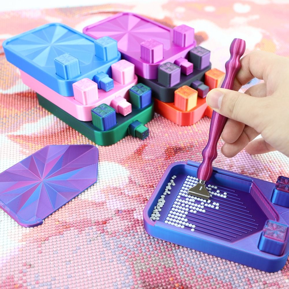 Resin Art Case - Taca do haftu diamentowego DIY z