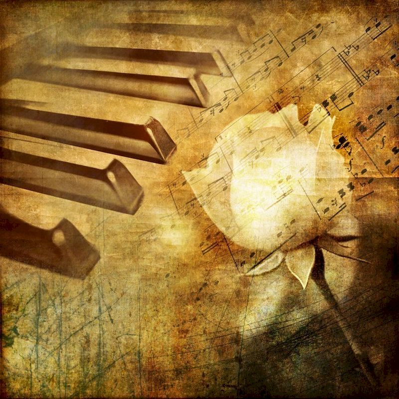 Resin Art Rose - Zestawy do malowania diamentami GATYZTORY Piano