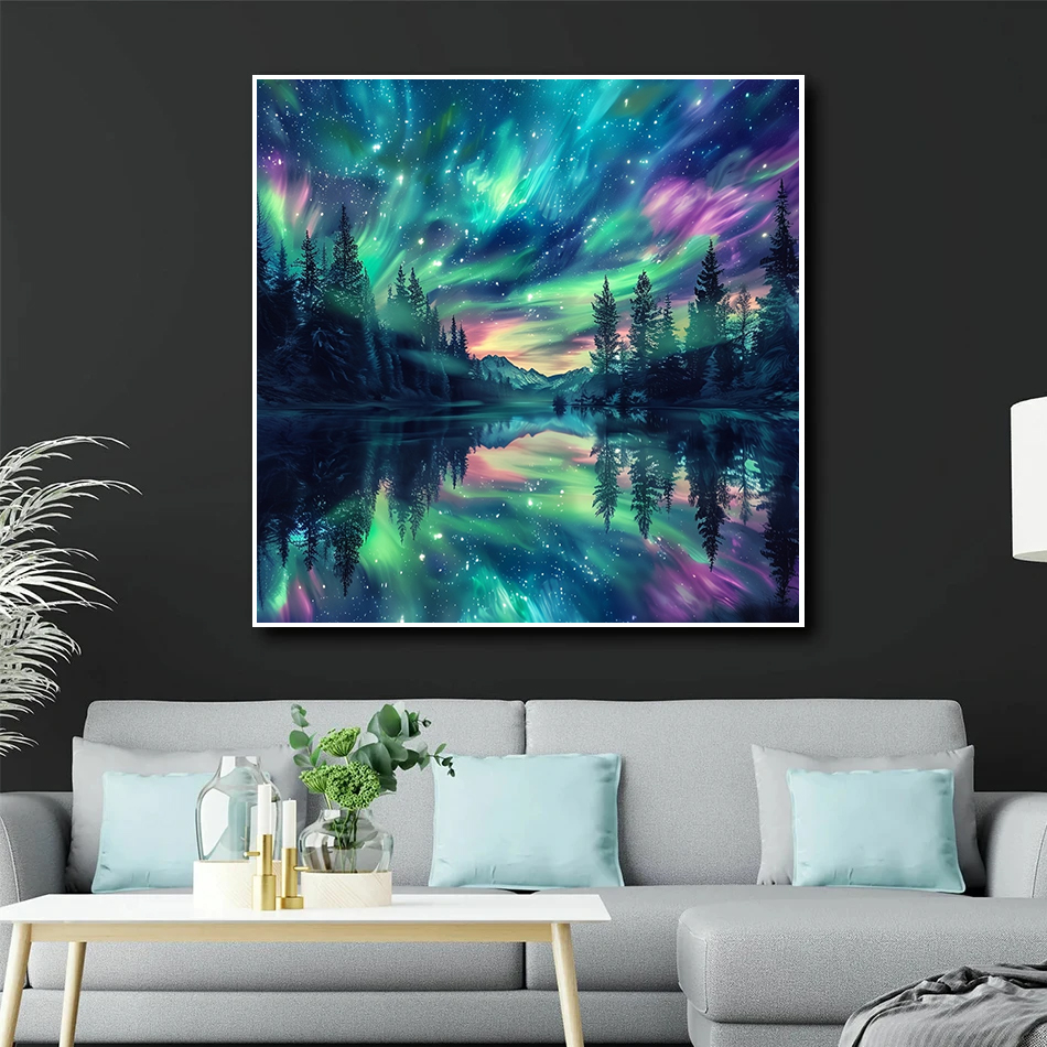 Bezramkowy, DIY Diamentowy Haf – Resin Art Wallpaper recenzja i cena