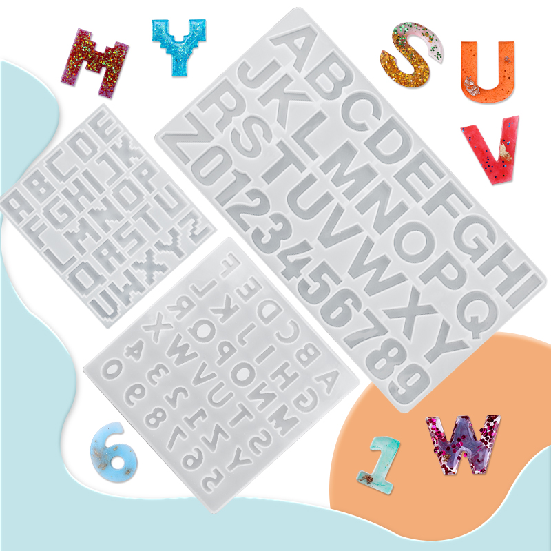Alfabet zestaw form z żywicy e – Resin Art Alphabet recenzja i cena