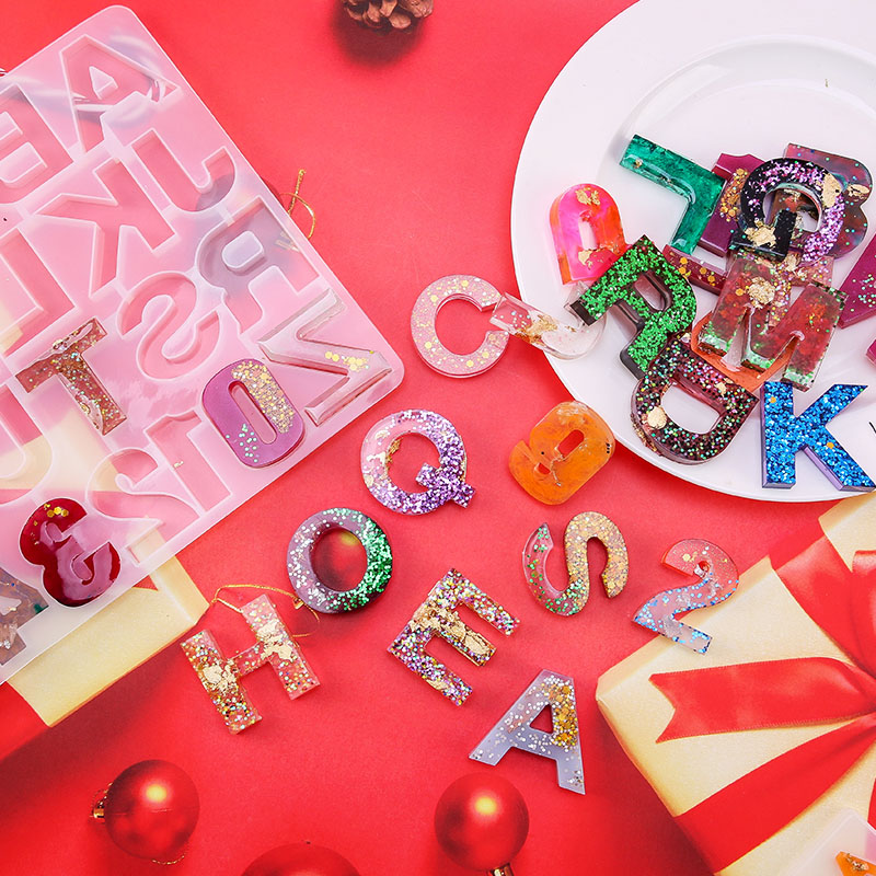 Alfabet zestaw form z żywicy e – Resin Art Alphabet recenzja i cena