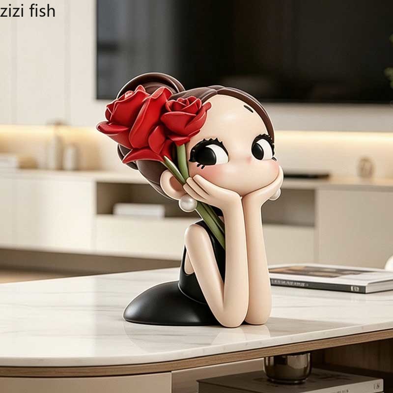 Urocza Statuetka Dziewczynki z – Resin Art Rose recenzja i cena