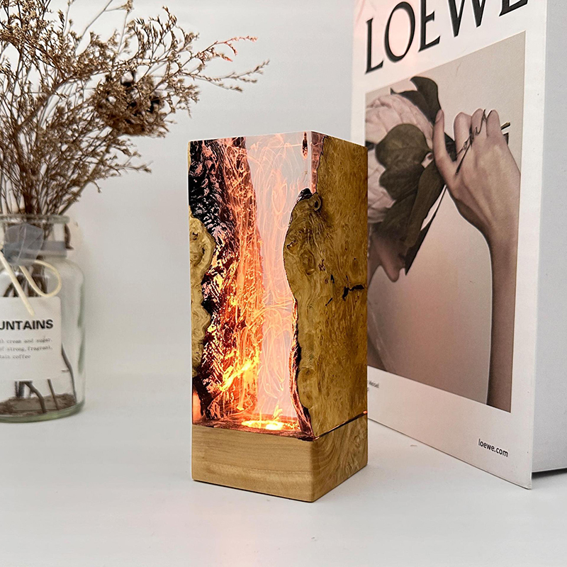 Lampa stołowa z żywicy o temat – Resin Art Baby recenzja i cena