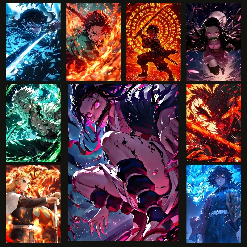 Anime Demon Slayer, obraz diam – Resin Art Wallpaper recenzja i cena