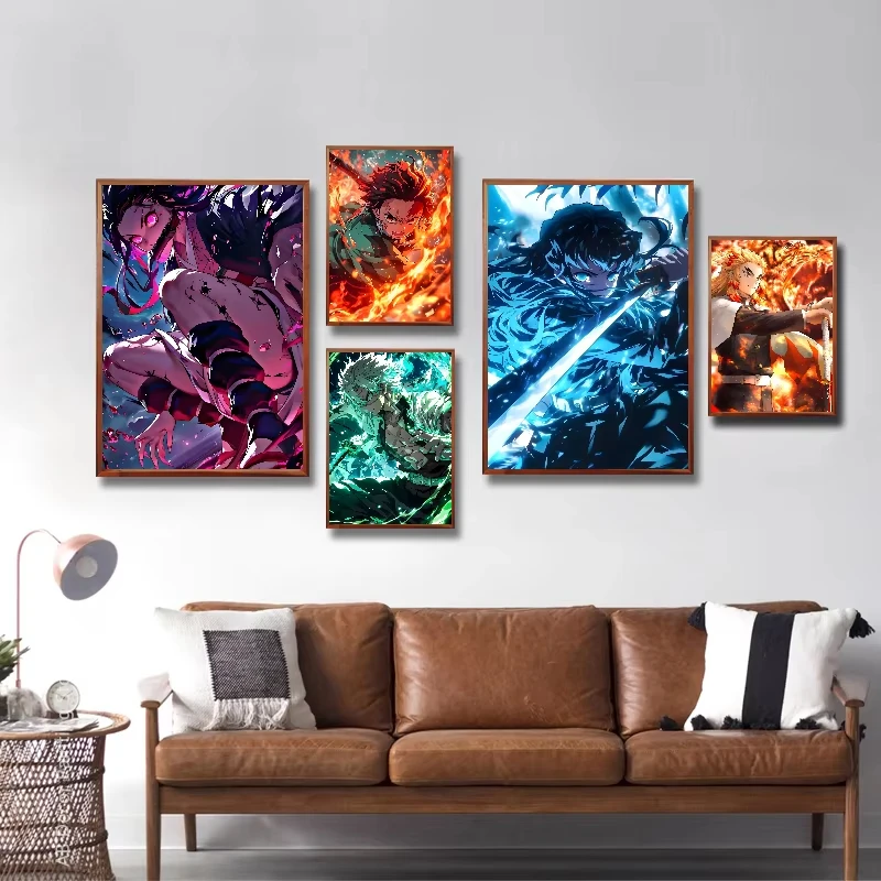 Anime Demon Slayer, obraz diam – Resin Art Wallpaper recenzja i cena