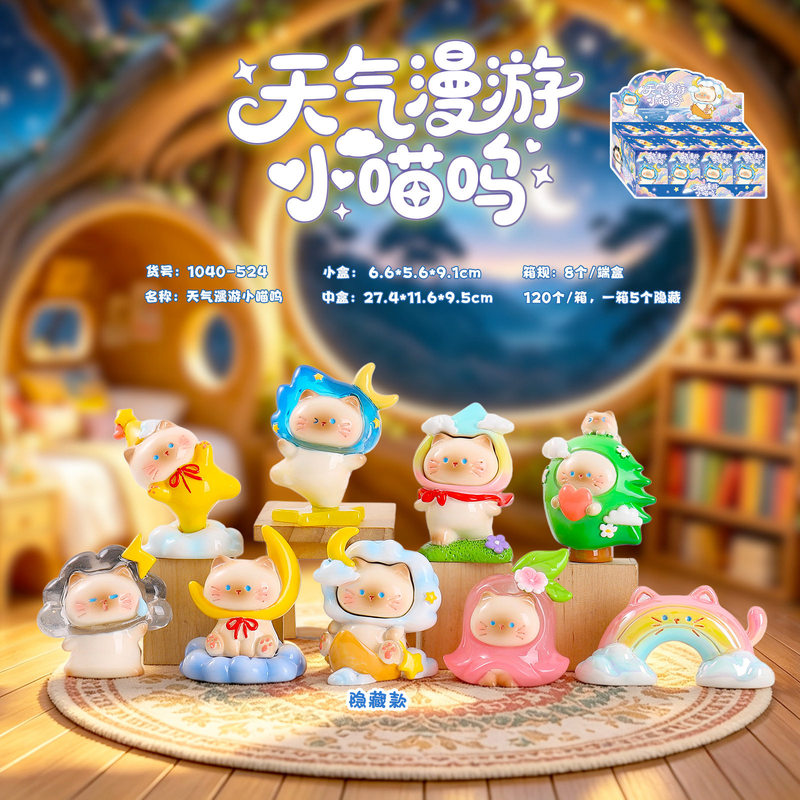 Urocza figurka kota z motywem  – Resin Art Case recenzja i cena