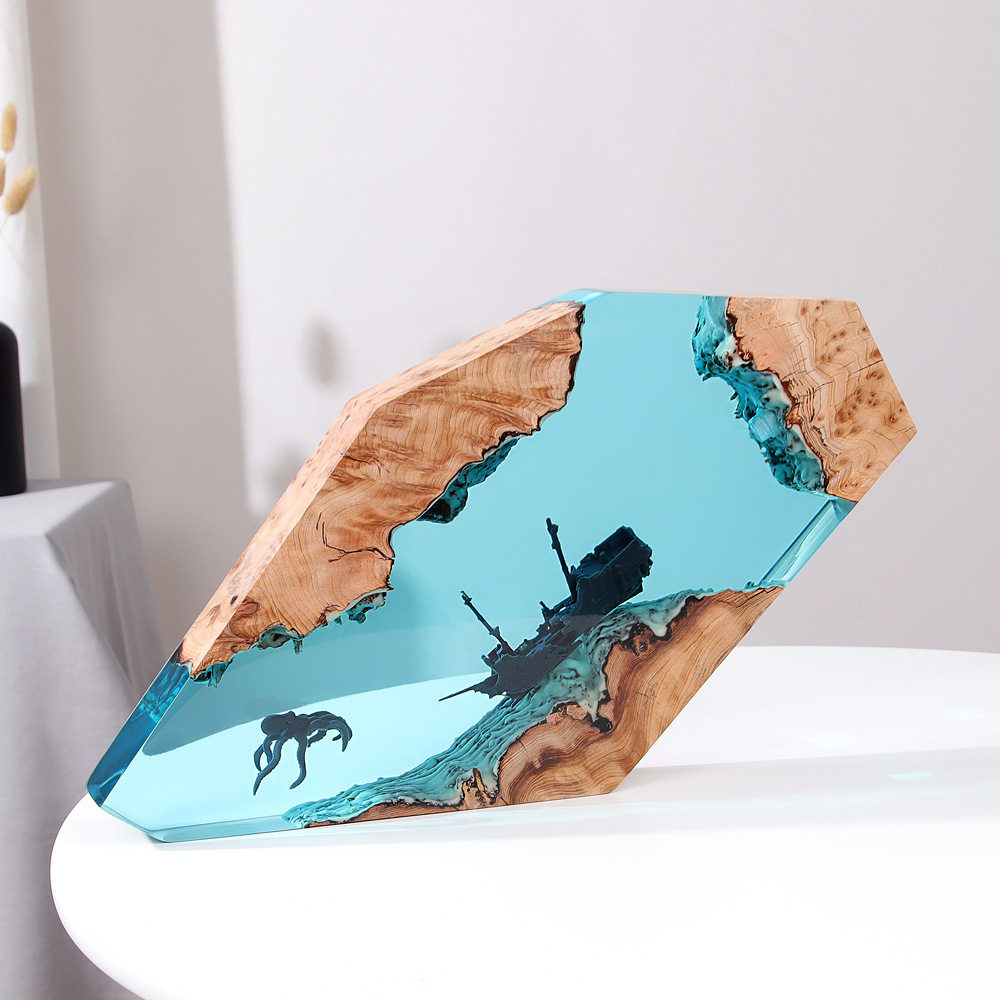 Lampa biurkowa z motywem leśne – Resin Art Baby recenzja i cena